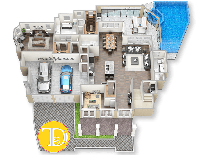 3d Floor Plans For Real Estate 3d Floor Plans